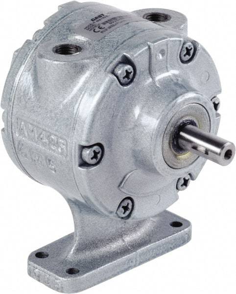 Gast - 1.7 hp Reversible Face Air Actuated Motor - 0:00 Gear Ratio, 3,000 Max RPM, 1.94" Shaft Length, 5/8" Shaft Diam - Benchmark Tooling