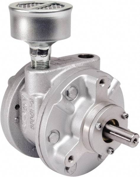 Gast - 4 hp Reversible Face Air Actuated Motor - 0:00 Gear Ratio, 3,000 Max RPM, 1.36" Shaft Length, 5/8" Shaft Diam - Benchmark Tooling