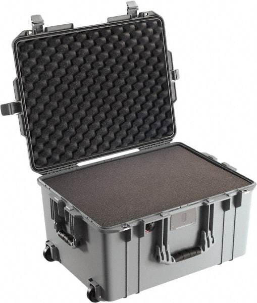 Pelican Products, Inc. - 18-51/64" Wide x 13-1/4" High, Aircase w/Foam - Silver - Benchmark Tooling