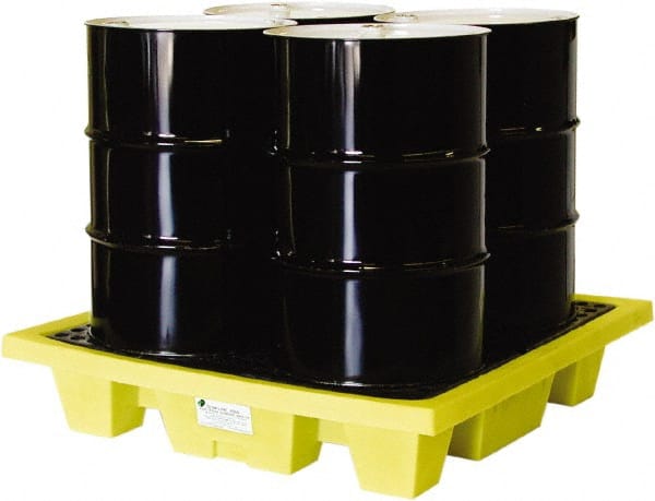 Enpac - Spill Pallets, Platforms, Sumps & Basins Type: Spill Deck or Pallet Number of Drums: 4 - Benchmark Tooling