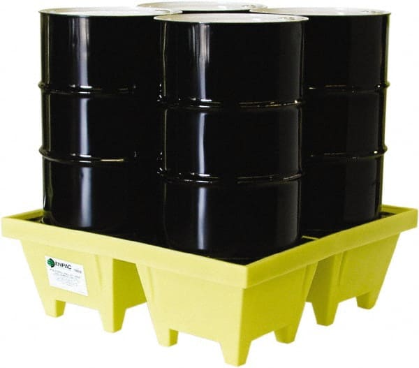 Enpac - Spill Pallets, Platforms, Sumps & Basins Type: Spill Deck or Pallet Number of Drums: 4 - Benchmark Tooling