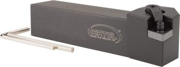 Hertel - MCLN, Right Hand Cut, 1" Shank Height x 1" Shank Width, Negative Rake Indexable Turning Toolholder - 6" OAL, CN..643 Insert Compatibility, Series Multi-Option - Benchmark Tooling