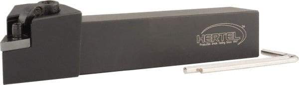 Hertel - MDJN, Left Hand Cut, 1" Shank Height x 1" Shank Width, Negative Rake Indexable Turning Toolholder - 5" OAL, DN..432 Insert Compatibility, Series Multi-Option - Benchmark Tooling