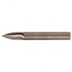 SG-3 Standard Cut Solid Carbide Bur-Pointed Tree Shape - Benchmark Tooling