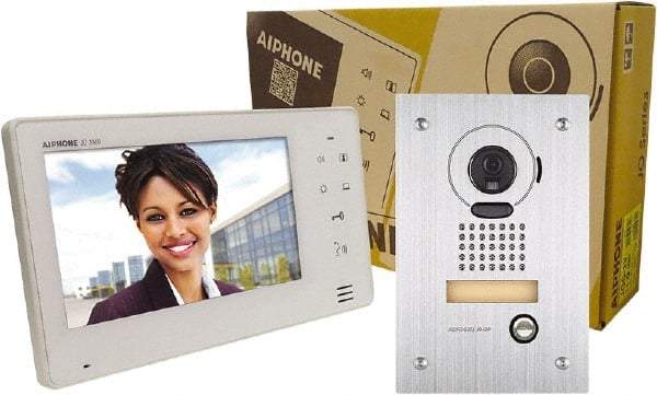 Aiphone - Security Camera Systems Type: Master Station/Door Station Kit Image Color: Color - Benchmark Tooling