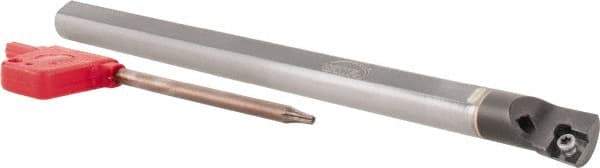 Hertel - 0.93" Min Bore Diam, 10" OAL, 3/4" Shank Diam, E12SCLPL3 Indexable Boring Bar - 4-1/2" Max Bore Depth, CP.. Insert, Screw-On Holding Method - Benchmark Tooling