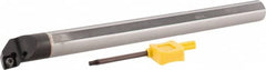 Hertel - 0.48" Min Bore Diam, 6" OAL, 3/8" Shank Diam, E06SWLPR2 Indexable Boring Bar - 2-1/4" Max Bore Depth, WP.. 21.51 Insert, Screw-On Holding Method - Benchmark Tooling