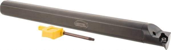 Hertel - 3/5" Min Bore Diam, 8" OAL, 1/2" Shank Diam, A08RSCLCL2 Indexable Boring Bar - 1-1/2" Max Bore Depth, CC..21.51 Insert, Screw-On Holding Method - Benchmark Tooling