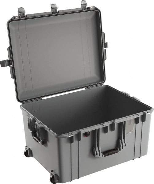 Pelican Products, Inc. - 20-21/32" Wide x 14-7/8" High, Aircase w/Wheels - Silver - Benchmark Tooling