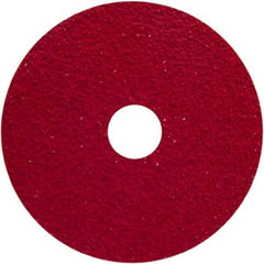 Norton - 60 Grit, 5" Disc Diam, 5/8-11 Center Hole, Type 29 Ceramic Alumina Flap Disc - 12,000 Max RPM, Fiberglass Backing, Arbor Attaching System, Coated - Benchmark Tooling