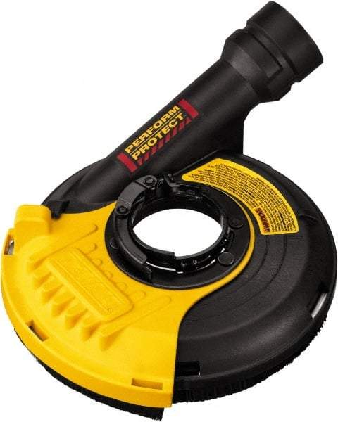 DeWALT - 5" Diam Grinder Dust Shroud - For Use with Dewalt 4 to 5" Grinders - Benchmark Tooling