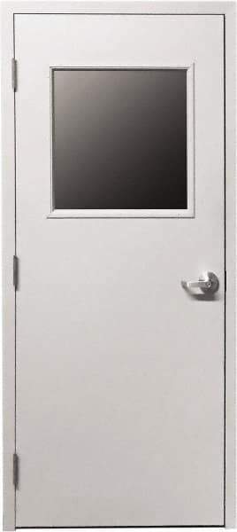 Portafab - 3' Wide x 7' High, Swing Door for Temporary Structures - Benchmark Tooling