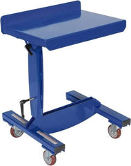 Vestil - Work Table - Steel, Fixed Leg, Blue, 26-5/16" Long x 26-5/16" Deep x 44" High - Benchmark Tooling