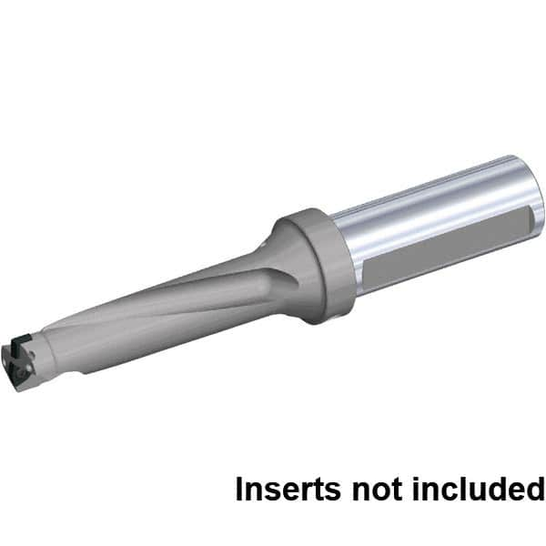 Kennametal - 4" Max Drill Depth, 4xD, 1" Diam, Indexable Insert Drill - 2 Inserts, 1-1/4" Shank Diam, Flange Shank - Benchmark Tooling