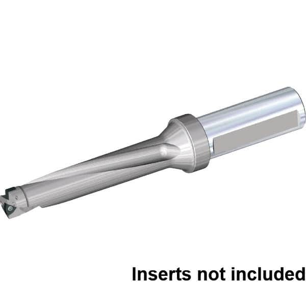 Kennametal - 5.155" Max Drill Depth, 5xD, 1.031" Diam, Indexable Insert Drill - 2 Inserts, 1-1/4" Shank Diam, Flange Shank - Benchmark Tooling