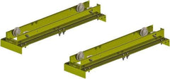 CIGNYS - 1,000 Lb Load Capacity, Steel Bridge Crane - 10 to 30' Span - Benchmark Tooling