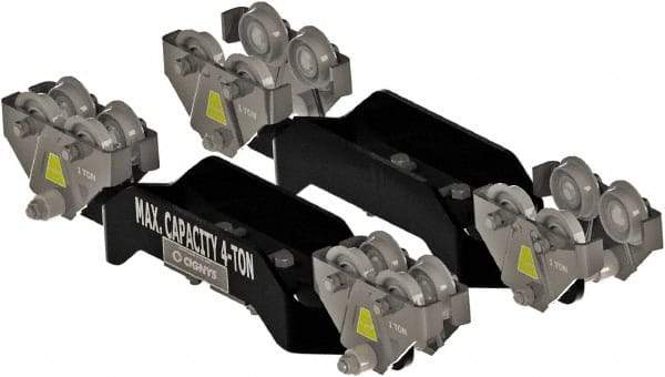 CIGNYS - 4,000 Lb Load Capacity, Steel Bridge Crane - 10 to 25' Span - Benchmark Tooling