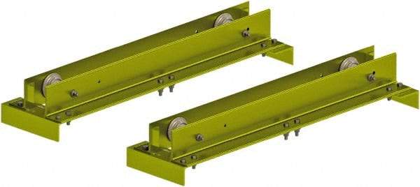 CIGNYS - 2,000 Lb Load Capacity, Steel Bridge Crane - 10 to 30' Span - Benchmark Tooling