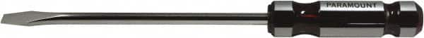 Paramount - 415mm OAL Standard Slotted Screwdriver - 300mm Blade Length, Round Shank, Acetate Handle - Benchmark Tooling