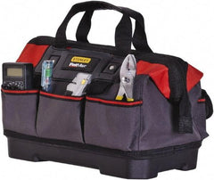 Stanley - Gray Polyester Tool Bag - 14" Wide x 9" Deep x 6.42" High - Benchmark Tooling