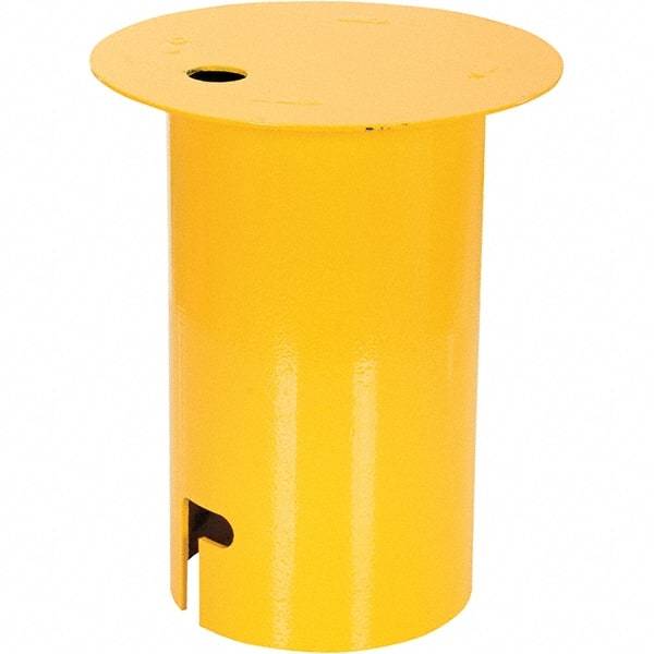 Vestil - 5-1/2" Sleeve Cover - Yellow, Steel, Smooth Surface - Benchmark Tooling