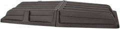Wesco Industrial Products - 61" Long x 28-3/8" Wide x 7-1/2" High, Black Plastic Tilt Truck Lid - Use with Wesco 272575, 272576, 272577, 272578, 272579, 272580 - Benchmark Tooling
