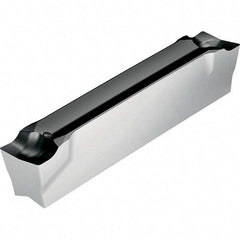 Walter - CF5 Grade WSM33S, 2mm Cutting Width Cutoff Insert - 0.2mm Corner Radius, TiAlN+Al2O3+(Al) Finish - Benchmark Tooling