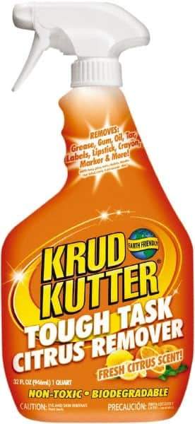 Krud Kutter - 32 oz Spray Bottle Cleaner/Degreaser - Liquid, Biodegradable, Citrus - Benchmark Tooling