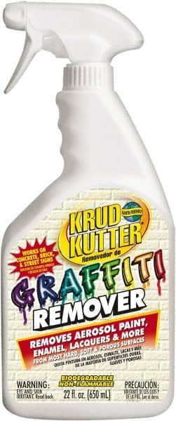 Krud Kutter - 22 oz Spray Bottle Graffiti/Vandal Mark Remover - VOC Content g/L 614, Removes Graffiti - Benchmark Tooling