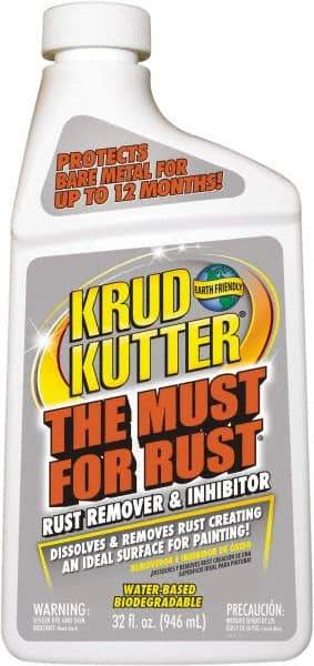 Krud Kutter - 32 oz Spray Bottle Rust Remover - VOC Content g/L 45, Removes Rust Deposits - Benchmark Tooling