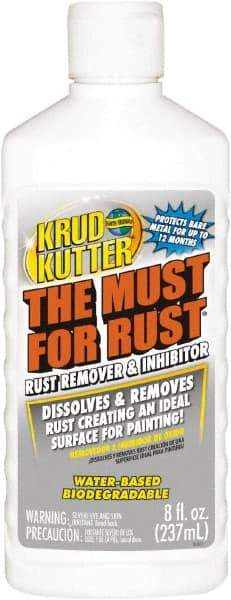 Krud Kutter - 8 oz Bottle Rust Remover - VOC Content g/L 45, Removes Rust Deposits - Benchmark Tooling