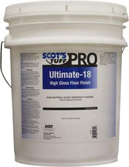 Scot's Tuff - 5 Gal Pail Finish - Use on Vinyl, Vinyl Asbestos, Asphalt, Linoleum, Terrazzo, Quarry Tile, Marble, Cork - Benchmark Tooling