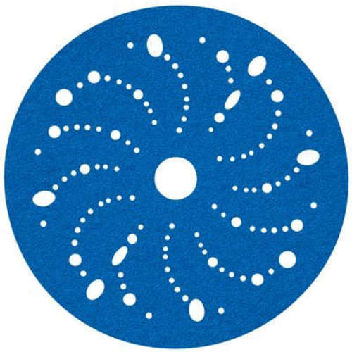 3M Hookit Blue Abrasive Disc 321U Multi-hole 36157 5″ 80 - Exact Industrial Supply