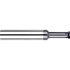 Single Profile Thread Mill: 3/4-10 to 3/4-16, 10 to 16 TPI, Internal & External, 6 Flutes, Solid Carbide 0.495″ Cut Dia, 1/2″ Shank Dia, 3″ OAL, AlTiN Nano Coated