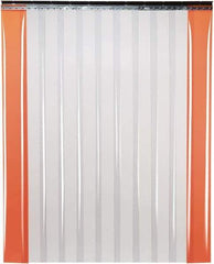 TMI, LLC - 8' Door Width x 8' Door Height PVC Smooth Strip Door Kit - 12" Strip Width x 1/8" Strip Thickness, Clear - Benchmark Tooling