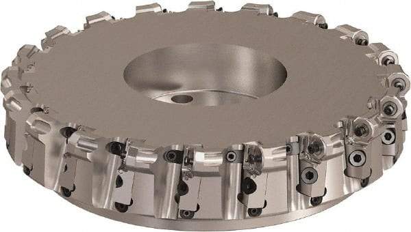 Seco - 12-1/2" Cut Diam, 6mm Max Depth, 2-1/2" Arbor Hole, 20 Inserts, ONMU09 Insert Style, Indexable Copy Face Mill - L220.48 Cutter Style, 3.1496 High, Series Doubleoctomill - Benchmark Tooling