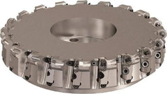 Seco - 12-1/2" Cut Diam, 6mm Max Depth, 2-1/2" Arbor Hole, 20 Inserts, ONMU09 Insert Style, Indexable Copy Face Mill - L220.48 Cutter Style, 3.1496 High, Series Doubleoctomill - Benchmark Tooling