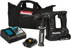 Makita - 18 Volt 11/16" SDS Plus Chuck Cordless Rotary Hammer - 0 to 4,800 BPM, 0 to 680 RPM, Reversible - Benchmark Tooling