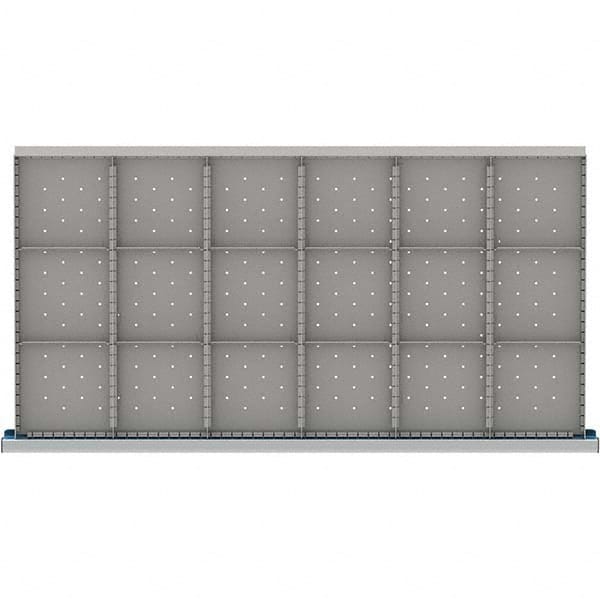 LISTA - 18-Compartment Drawer Divider Layout for 3.15" High Drawers - Benchmark Tooling