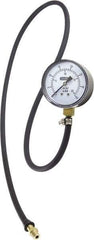 General - 2-1/2" Dial, 3/8 Thread, 0-35 Scale Range, Pressure Gauge - Thread Connection Mount, Accurate to ±1.5% of Full-Scale Range of Scale - Benchmark Tooling