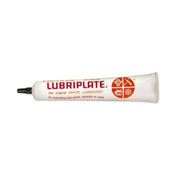 Lubriplate - 1.75 oz Tube Calcium General Purpose Grease - Off White, 150°F Max Temp, NLGIG 0, - Benchmark Tooling