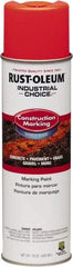 Rust-Oleum - 15 fl oz Orange Marking Paint - Water-Based Formula - Benchmark Tooling