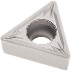 Seco - TCMT32.51 MF2 Grade TP2501 Carbide Turning Insert - Al2O3 Finish, 60° Triangle, 3/8" Inscr Circle, 5/32" Thick, 1/64" Corner Radius - Benchmark Tooling