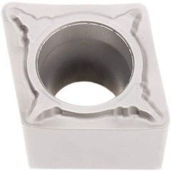 Seco - CCMT32.50.5 F1 Grade TP2501 Carbide Turning Insert - Al2O3 Finish, 80° Diamond, 3/8" Inscr Circle, 5/32" Thick, 1/128" Corner Radius - Benchmark Tooling