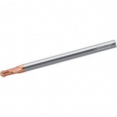 Walter-Prototyp - 6mm Diam, 9mm LOC, 2 Flute Solid Carbide Ball End Mill - TiAlSiN Finish, Single End, 57mm OAL, 6mm Shank Diam, Spiral Flute - Benchmark Tooling