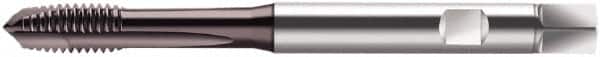Walter-Prototyp - M4x0.70 Metric, 3 Flute, Hardlube Finish, Cobalt Spiral Point Tap - Plug Chamfer, Right Hand Thread, 70mm OAL, 7mm Thread Length, 6mm Shank Diam, 6HX Class of Fit, Series S2021302 - Exact Industrial Supply