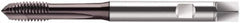 Walter-Prototyp - M6x1.00 Metric, 3 Flute, Hardlube Finish, Cobalt Spiral Point Tap - Plug Chamfer, Right Hand Thread, 80mm OAL, 10mm Thread Length, 6mm Shank Diam, 6HX Class of Fit, Series S2021302 - Exact Industrial Supply