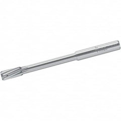 Walter-Titex - 5.99mm Solid Carbide 4 Flute Chucking Reamer - Spiral Flute, 6mm Straight Shank, 12mm Flute Length, 75mm OAL - Benchmark Tooling