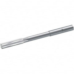 Walter-Titex - 9.5mm Solid Carbide 6 Flute Chucking Reamer - Straight Flute, 10mm Straight Shank, 36mm Flute Length, 125mm OAL - Benchmark Tooling