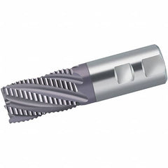 Walter-Prototyp - 14mm Diam, 26mm LOC, 4 Flute Powdered Metal Roughing Square End Mill - AlCrN Finish, 83mm OAL, 12mm Shank Diam, Single End, Extended Reach, Centercutting, 35° Helix - Benchmark Tooling